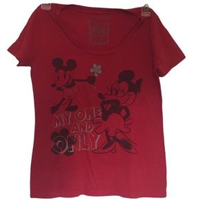 Disney micky & Minnie Mouse shirt medium